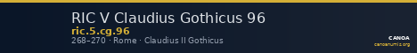 RIC V Claudius Gothicus 96 — CANOA