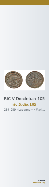 RIC V Diocletian 105 — CANOA