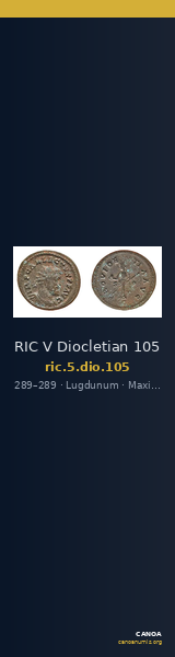 RIC V Diocletian 105 — CANOA