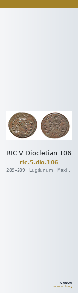 RIC V Diocletian 106 — CANOA
