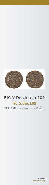 RIC V Diocletian 109 — CANOA