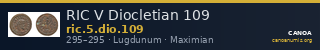 RIC V Diocletian 109 — CANOA