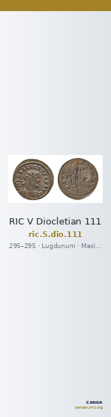 RIC V Diocletian 111 — CANOA