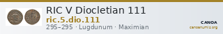 RIC V Diocletian 111 — CANOA