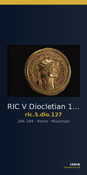 RIC V Diocletian 127 — CANOA
