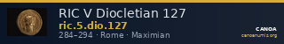 RIC V Diocletian 127 — CANOA
