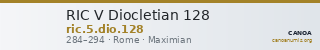 RIC V Diocletian 128 — CANOA