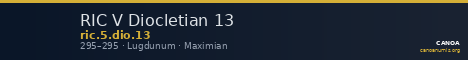 RIC V Diocletian 13 — CANOA