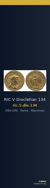 RIC V Diocletian 134 — CANOA