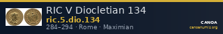 RIC V Diocletian 134 — CANOA