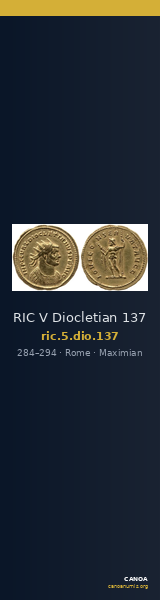 RIC V Diocletian 137 — CANOA