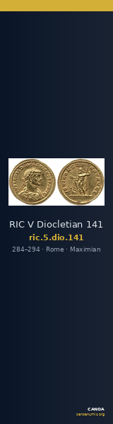 RIC V Diocletian 141 — CANOA