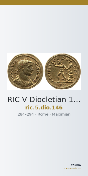RIC V Diocletian 146 — CANOA
