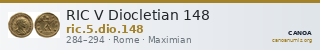 RIC V Diocletian 148 — CANOA
