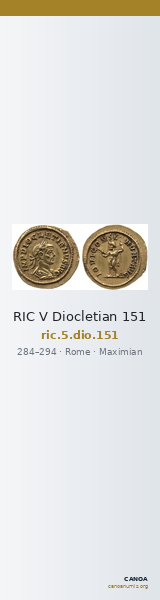 RIC V Diocletian 151 — CANOA