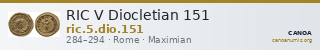 RIC V Diocletian 151 — CANOA