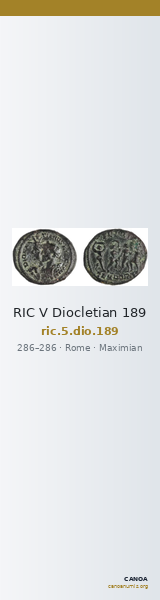 RIC V Diocletian 189 — CANOA