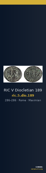 RIC V Diocletian 189 — CANOA
