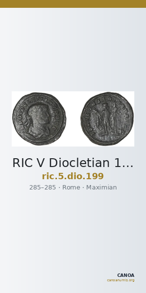 RIC V Diocletian 199 — CANOA