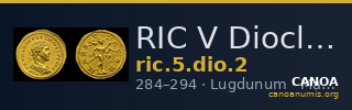 RIC V Diocletian 2 — CANOA