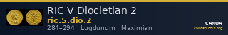 RIC V Diocletian 2 — CANOA