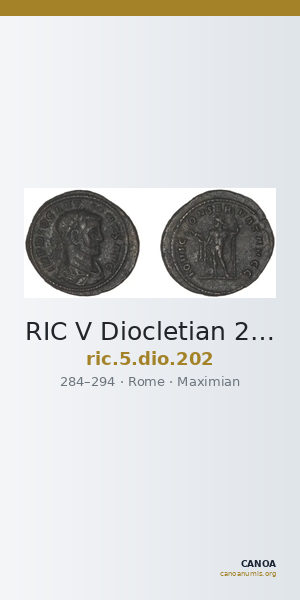 RIC V Diocletian 202 — CANOA