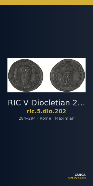 RIC V Diocletian 202 — CANOA