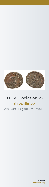 RIC V Diocletian 22 — CANOA