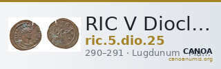 RIC V Diocletian 25 — CANOA