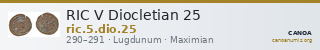 RIC V Diocletian 25 — CANOA