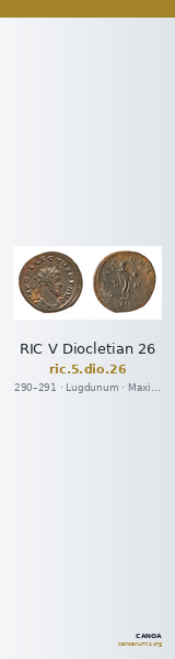RIC V Diocletian 26 — CANOA