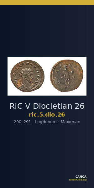 RIC V Diocletian 26 — CANOA