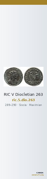RIC V Diocletian 263 — CANOA