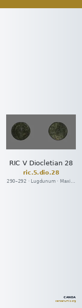 RIC V Diocletian 28 — CANOA