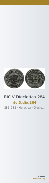 RIC V Diocletian 284 — CANOA
