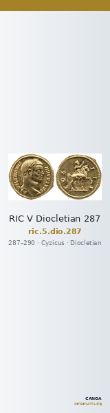 RIC V Diocletian 287 — CANOA