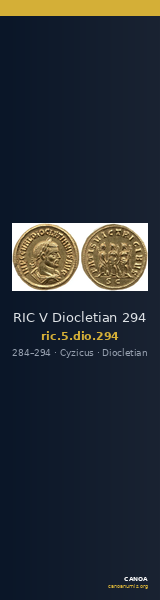 RIC V Diocletian 294 — CANOA