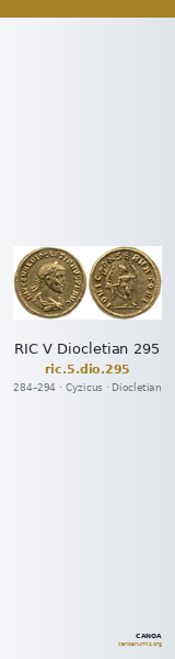 RIC V Diocletian 295 — CANOA