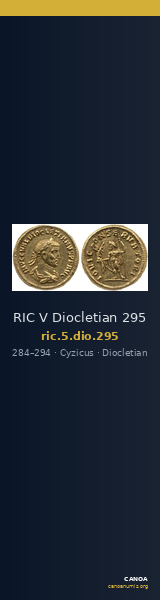 RIC V Diocletian 295 — CANOA