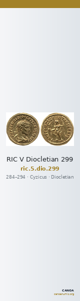 RIC V Diocletian 299 — CANOA