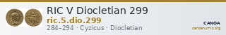 RIC V Diocletian 299 — CANOA