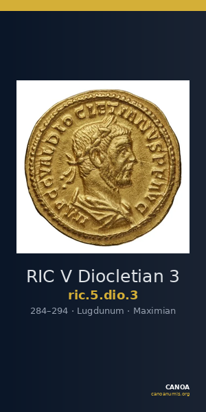 RIC V Diocletian 3 — CANOA