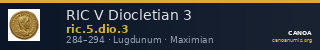 RIC V Diocletian 3 — CANOA