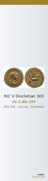 RIC V Diocletian 303 — CANOA