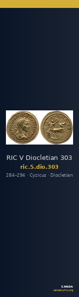 RIC V Diocletian 303 — CANOA