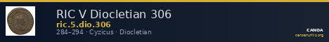 RIC V Diocletian 306 — CANOA