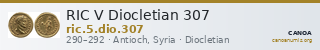 RIC V Diocletian 307 — CANOA