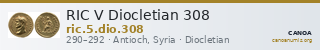 RIC V Diocletian 308 — CANOA