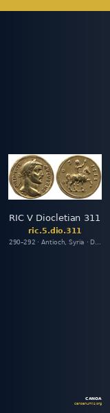 RIC V Diocletian 311 — CANOA