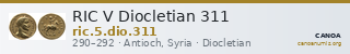 RIC V Diocletian 311 — CANOA